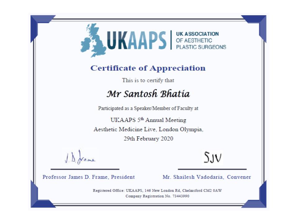 Achievement - UKAAPS